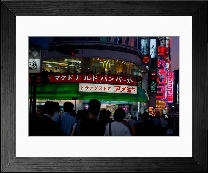 Framed Print : McDonald's restaurant in Tokyo Japan. Ca. 2010. McDonald's Corp. photo. Photo by:Everett Collection(BSLOC_2011_6_185) Framed Print : McDonald's restaurant in Tokyo Japan. Ca. 2010. McDonald's Corp. photo. Photo by:Everett Collection(BSLOC_2011_6_185)