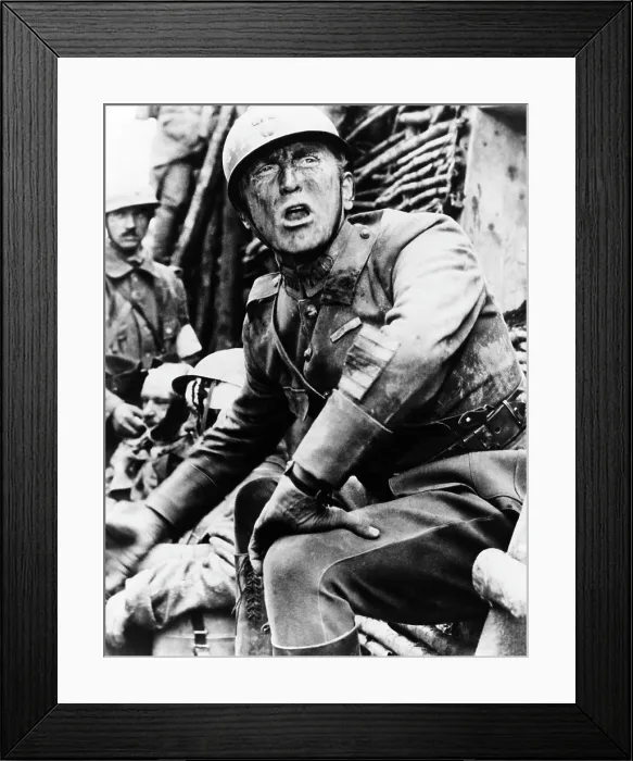 Framed Print : PATHS OF GLORY, Kirk Douglas, 1957 Framed Print : PATHS OF GLORY, Kirk Douglas, 1957