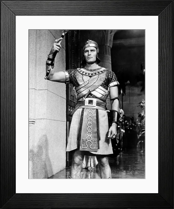 Framed Print : THE TEN COMMANDMENTS, Charlton Heston, 1956