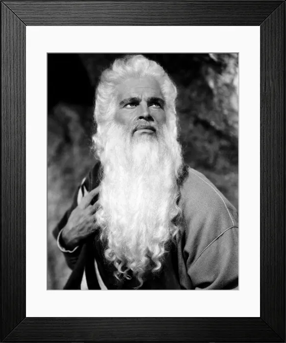 Framed Print : THE TEN COMMANDMENTS, Charlton Heston, 1956 Framed Print : THE TEN COMMANDMENTS, Charlton Heston, 1956