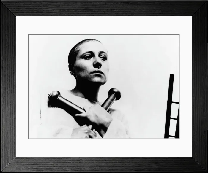 Framed Print : THE PASSION OF JOAN OF ARC, (aka LA PASSION DE JEANNE D'ARC), Maria Falconetti as Joan of Arc, 1928