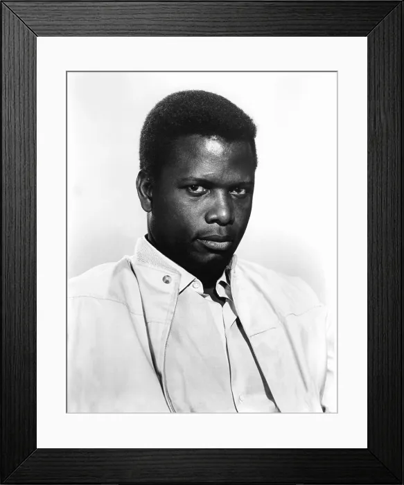 Framed Print : A PATCH OF BLUE, Sidney Poitier, 1965