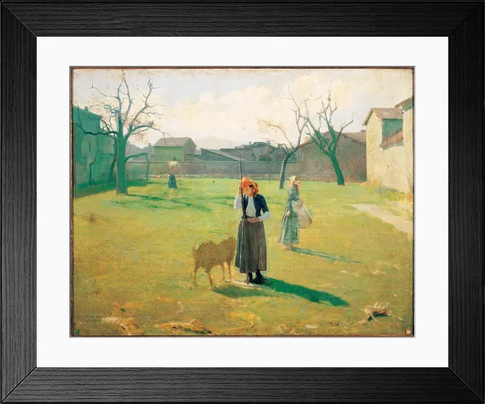 Framed Print : Pellizza da Volpedo Giuseppe, Prato Cassanini (The Betrayed Woman), 19th Century, oil on canvas, Italy, Piemonte, Tortona, Alessandria Framed Print : Pellizza da Volpedo Giuseppe, Prato Cassanini (The Betrayed Woman), 19th Century, oil on canvas, Italy, Piemonte, Tortona, Alessandria