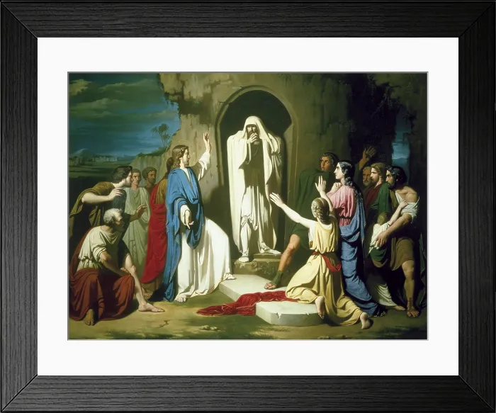 Framed Print : CASADO DEL ALISAL, Jose (1832-1886). The Resurrection of Lazarus (1855-). Oil on canvas. SPAIN. Madrid. St. Fernando Royal Academy Museum. - P Framed Print : CASADO DEL ALISAL, Jose (1832-1886). The Resurrection of Lazarus (1855-). Oil on canvas. SPAIN. Madrid. St. Fernando Royal Academy Museum. - P