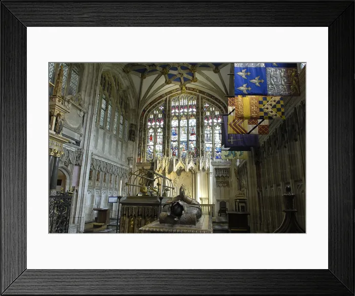 Framed Print : UNITED KINGDOM. ENGLAND. Warwick. Collegiate Church of St Mary. Gothic art. - Rafa Perez / Iberfoto / Everett Collection (393301)**US SALES ONLY**