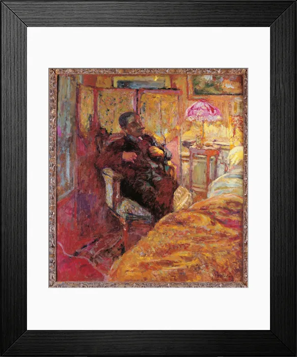 Framed Print : Romain Coolus, by Edouard Vuillard, 1906, 19th Century, oil on canvas, cm 74 x 68 - France, Ile de France, Paris, Muse dOrsay, RF1977-364. All