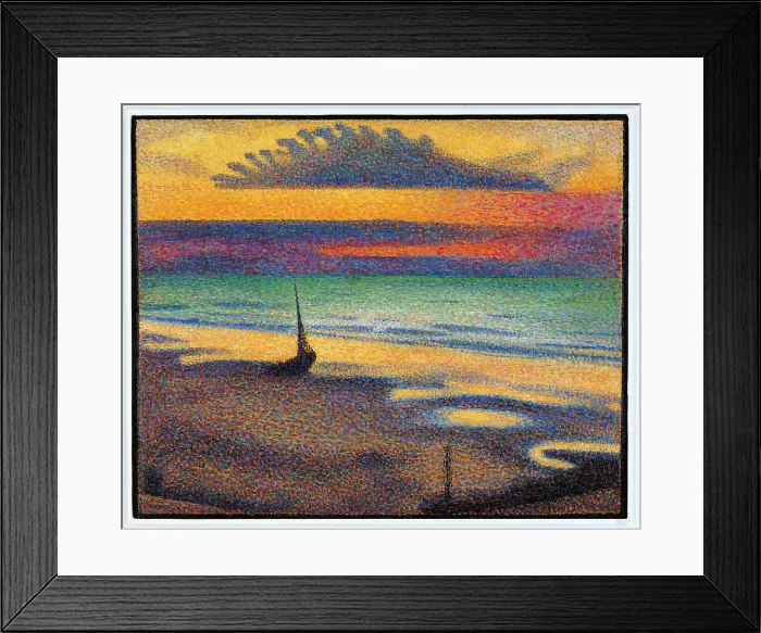 Framed Print : The Beach at Heist, by Lemmen Georges, 1891, 19th Century, oil on canvas, cm 37, 5 x 45, 7 - France, Ile de France, Paris, Muse dOrsay, RF1987-35. All Framed Print : The Beach at Heist, by Lemmen Georges, 1891, 19th Century, oil on canvas, cm 37, 5 x 45, 7 - France, Ile de France, Paris, Muse dOrsay, RF1987-35. All