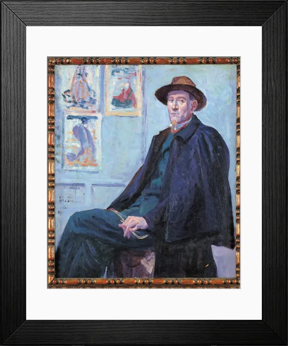 Framed Print : Flix Fnon, by Unknown Artist, 1901, 20th Century, oil on canvas, cm 31 x 45 - France, Ile de France, Paris, Muse dOrsay, RF1980-189. All