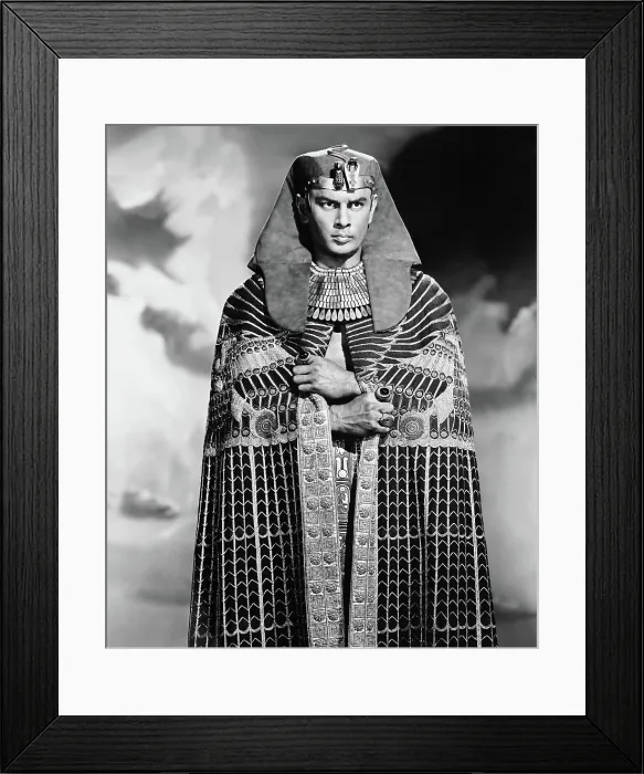 Framed Print : THE TEN COMMANDMENTS, Yul Brynner, 1956