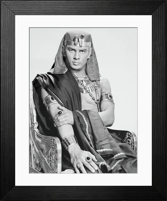 Framed Print : THE TEN COMMANDMENTS, Yul Brynner, 1956 Framed Print : THE TEN COMMANDMENTS, Yul Brynner, 1956