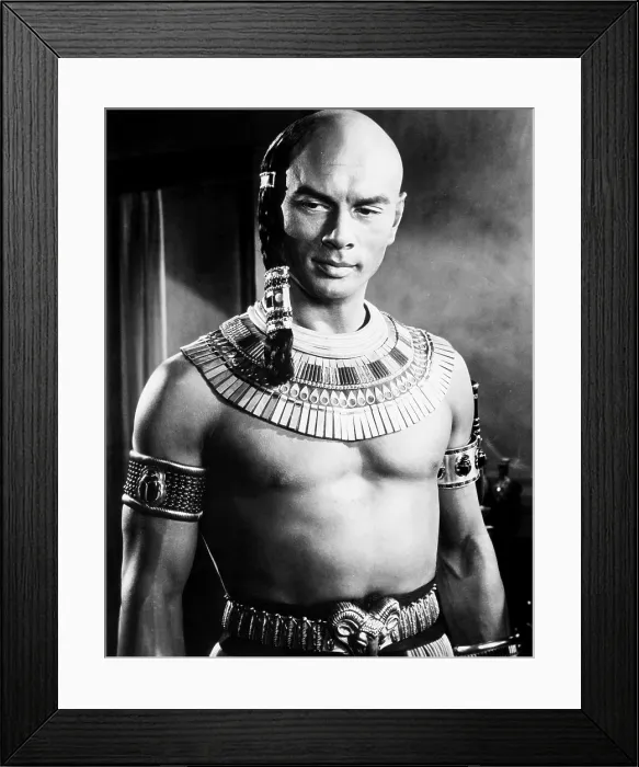 Framed Print : THE TEN COMMANDMENTS, Yul Brynner, 1956