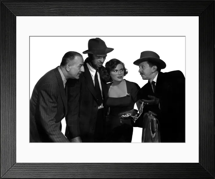 Framed Print : THE ASPHALT JUNGLE, Louis Calhern, Sterling Hayden, Jean Hagen, Sam Jaffe, 1950