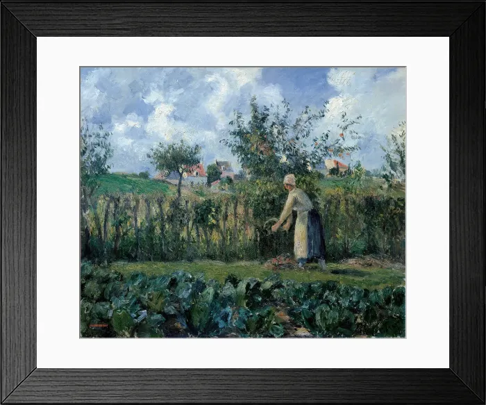 Framed Print : Pissarro Camille, The Cutting of the Hedge, 1878, 19th Century, oil on canvas, Italy, Tuscany, Florence Framed Print : Pissarro Camille, The Cutting of the Hedge, 1878, 19th Century, oil on canvas, Italy, Tuscany, Florence