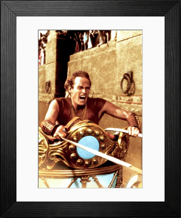 Framed Print : BEN-HUR, Charlton Heston, 1959 Framed Print : BEN-HUR, Charlton Heston, 1959