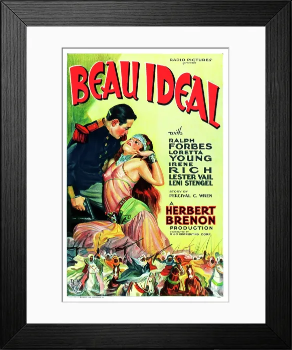 Framed Print : BEAU IDEAL, US poster art, 1931 Framed Print : BEAU IDEAL, US poster art, 1931