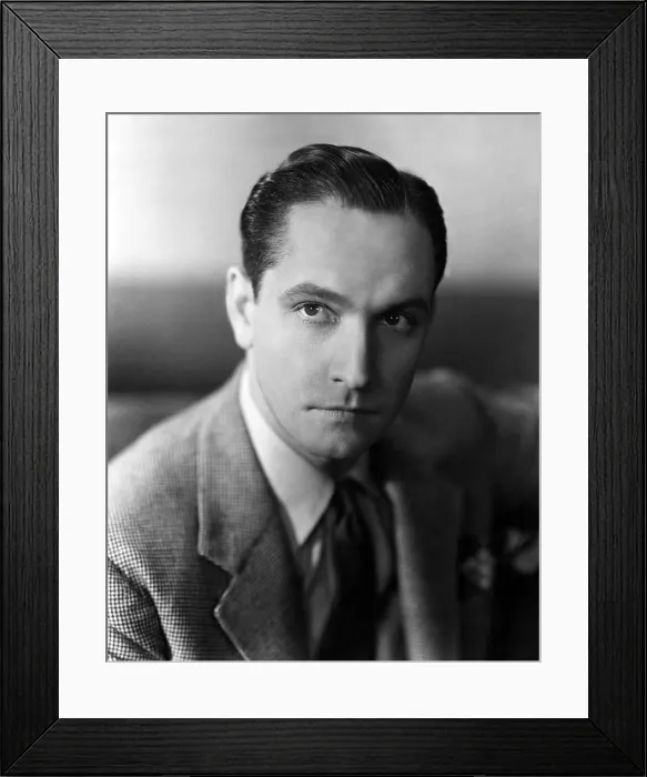 Framed Print : A STAR IS BORN, Fredric March, 1937