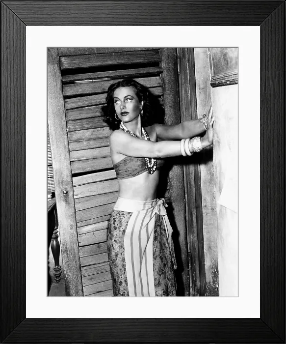 Framed Print : WHITE CARGO, Hedy Lamarr, 1942 Framed Print : WHITE CARGO, Hedy Lamarr, 1942