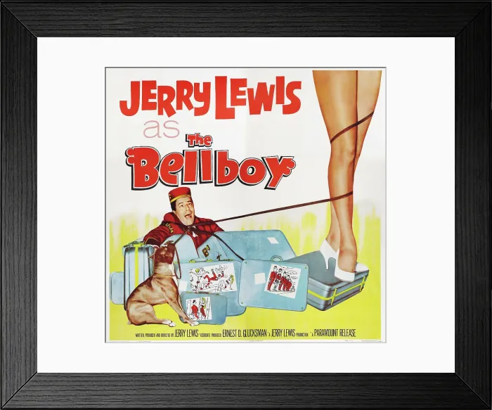 Framed Print : THE BELLBOY, US poster, Jerry Lewis, 1960