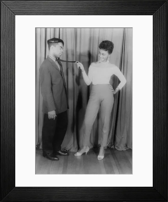 Framed Print : Ethel Ayler and Melvin Stewart, as Zirata and Simple in SIMPLY HEAVENLY, by Langston Hughes. June 1957. Portrait by Carl Van Vechten. (BSLOC_2015_17_228) Framed Print : Ethel Ayler and Melvin Stewart, as Zirata and Simple in SIMPLY HEAVENLY, by Langston Hughes. June 1957. Portrait by Carl Van Vechten. (BSLOC_2015_17_228)