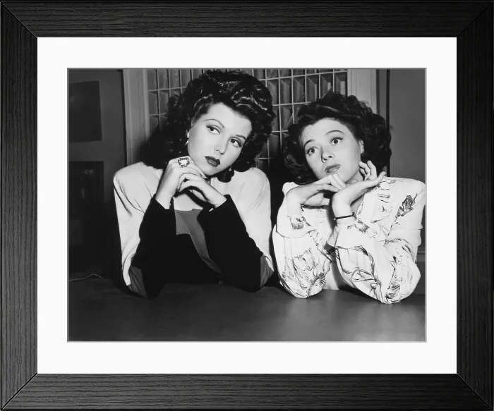 Framed Print : WHAT'S BUZZIN, COUSIN?, from left: Ann Miller, Jeff Donnell, 1943 Framed Print : WHAT'S BUZZIN, COUSIN?, from left: Ann Miller, Jeff Donnell, 1943