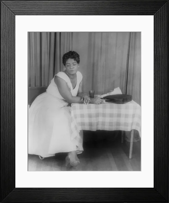 Framed Print : Claudia McNeil, as Mamie, in SIMPLY HEAVENLY, by Langston Hughes, June 1957. Portrait by Carl Van Vechten. (BSLOC_2015_17_227)