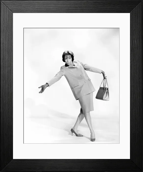 Framed Print : WHO'S BEEN SLEEPING IN MY BED?, Carol Burnett, in a suit by Edith Head, 1963