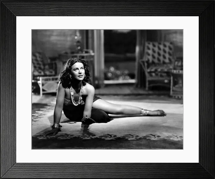Framed Print : WHITE CARGO, Hedy Lamarr, 1942
