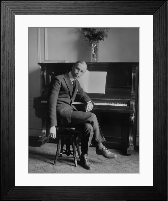 Framed Print : Sergei Prokofiev, Soviet Russian composer, pianist and conductor, c. 1918