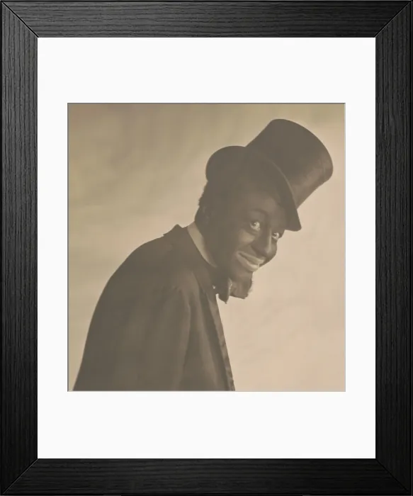 Framed Print : Egbert Austin Bert Williams, African American entertainer, in blackface, 1921