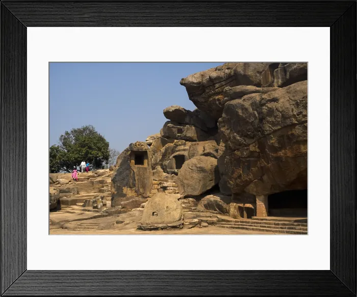 Framed Print : INDIA. Bhubaneswar. Udayagiri and Khandagiri Caves. - Oscar Elias / Iberfoto / Everett Collection (395480)**US SALES ONLY** Framed Print : INDIA. Bhubaneswar. Udayagiri and Khandagiri Caves. - Oscar Elias / Iberfoto / Everett Collection (395480)**US SALES ONLY**