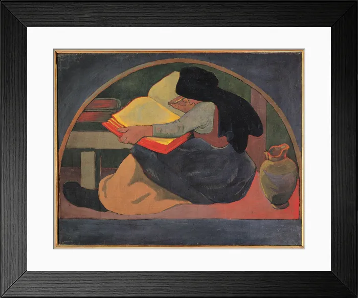 Framed Print : Grammar (Study), by Paul Srusier, 1892, 19th Century, oil on canvas, cm 71, 5 x 92 - France, Ile de France, Paris, Muse dOrsay. All
