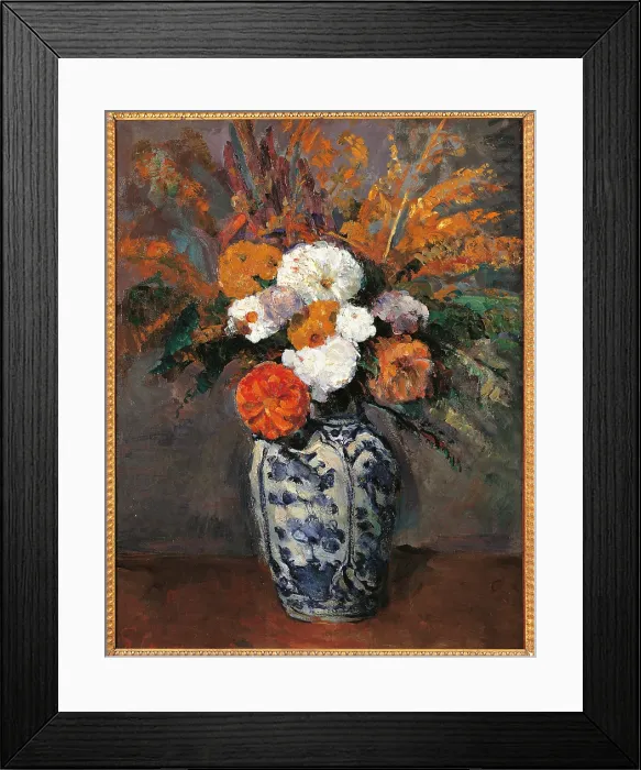 Framed Print : Dahlias, by Paul Czanne, 1873 about, 19th Century, oil on canvas, cm 73 x 54 - France, Ile de France, Paris, Muse dOrsay. All Framed Print : Dahlias, by Paul Czanne, 1873 about, 19th Century, oil on canvas, cm 73 x 54 - France, Ile de France, Paris, Muse dOrsay. All