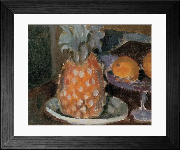 Framed Print : Fabbri Paolo Egisto, Still Life: Fruit and Pineapple, 1890 - 1900, 19th Century, oil on canvas, Italy Framed Print : Fabbri Paolo Egisto, Still Life: Fruit and Pineapple, 1890 - 1900, 19th Century, oil on canvas, Italy