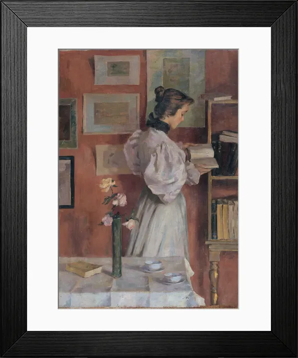Framed Print : Muller Alfredo, Portrait of Sophia Carpenter, 1895, 19th Century, oil on canvas, Italy, Private collection (390930) Everett CollectionMondadori Portfolio**US SALES ONLY**