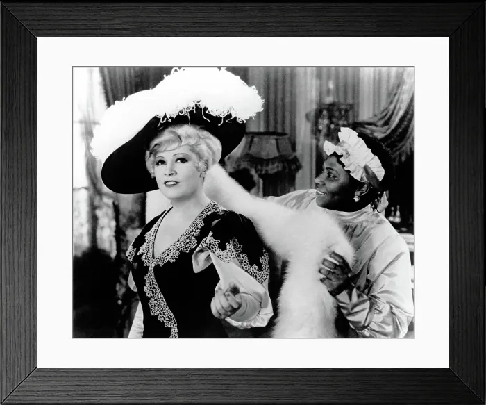 Framed Print : BELLE OF THE NINETIES, from left: Mae West, Libby Taylor, 1934