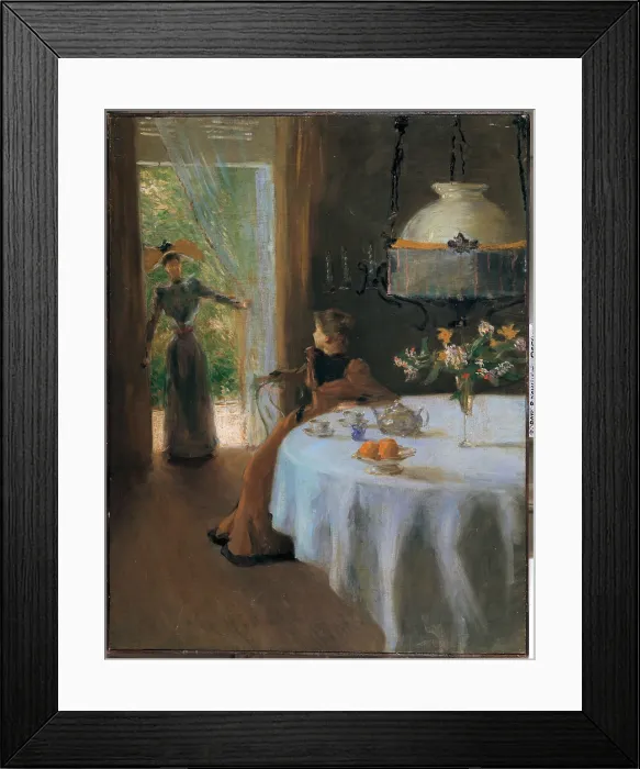 Framed Print : Muller Alfredo, Interior, 1890, 19th Century, oil on canvas, Italy, Private collection (390929) Everett CollectionMondadori Portfolio**US SALES ONLY**