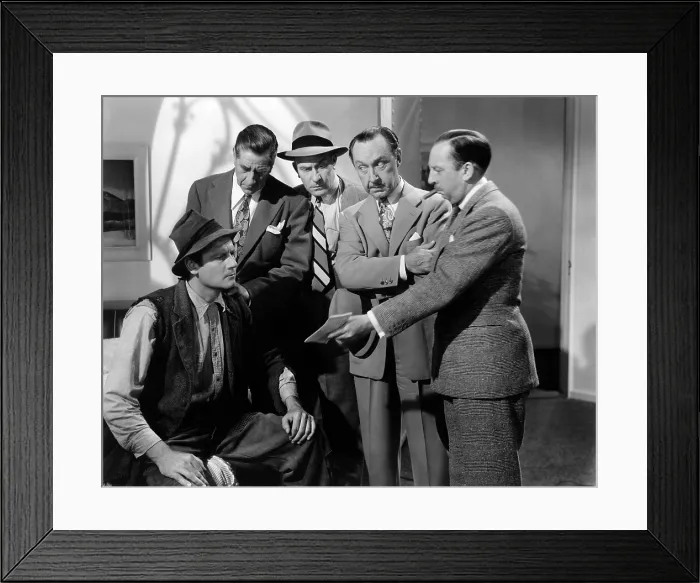 Framed Print : SULLIVAN'S TRAVELS, Joel McCrea, Robert Warwick, William Demarest, Franklin Pangborn, Porter Hall, 1941