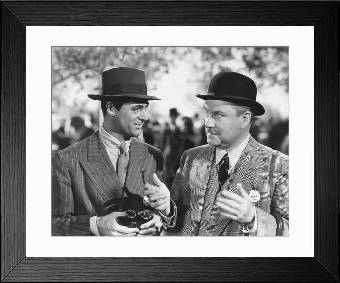 Framed Print : SUSPICION, from left: Cary Grant, Nigel Bruce, 1941