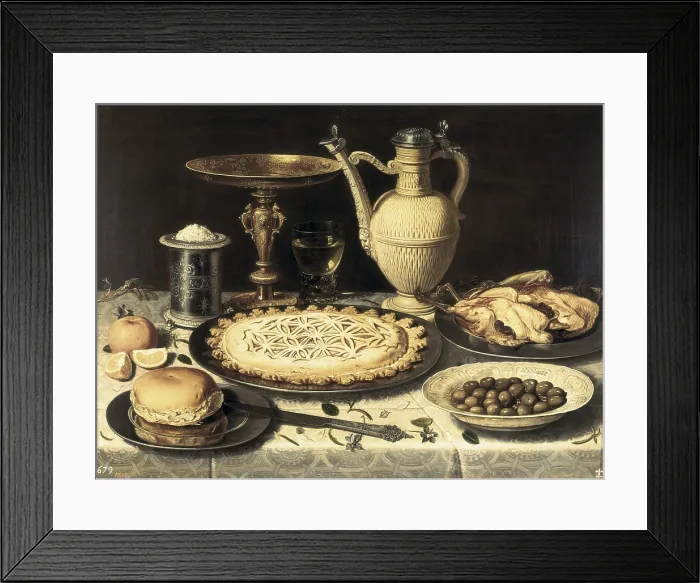 Framed Print : PEETERS, Clara (1589-1676). Table. ca. 1610 - ca. 1615. Flemish art. Oil on wood. SPAIN. Madrid. Prado Museum. - M.C.Esteban / Iberfoto / Everett Collection (529948)**US SALES ONLY**