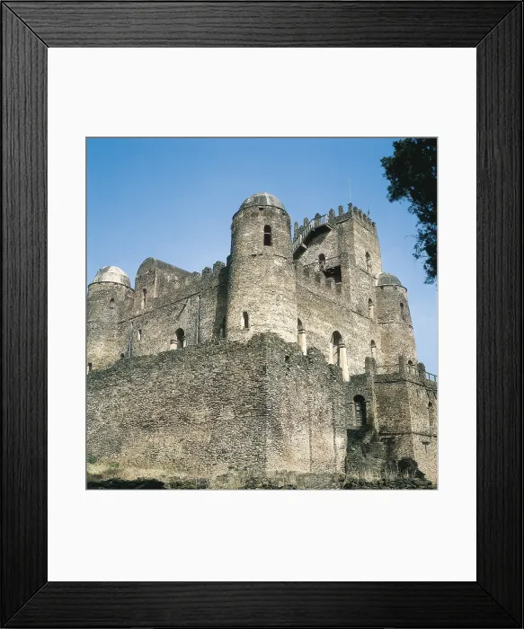 Framed Print : ETHIOPIA. AMHARA. Gonderr. Fortress-city of Fasil Ghebbi. Castle of the Ethiopian emperor Fasilides (1636). - Iberfoto / Everett Collection (519356)**US SALES ONLY** Framed Print : ETHIOPIA. AMHARA. Gonderr. Fortress-city of Fasil Ghebbi. Castle of the Ethiopian emperor Fasilides (1636). - Iberfoto / Everett Collection (519356)**US SALES ONLY**