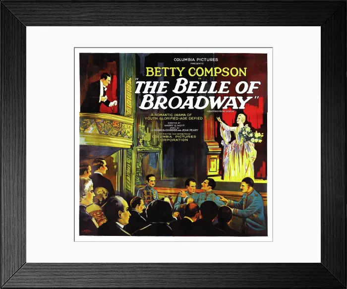 Framed Print : THE BELLE OF BROADWAY, US poster, 1926