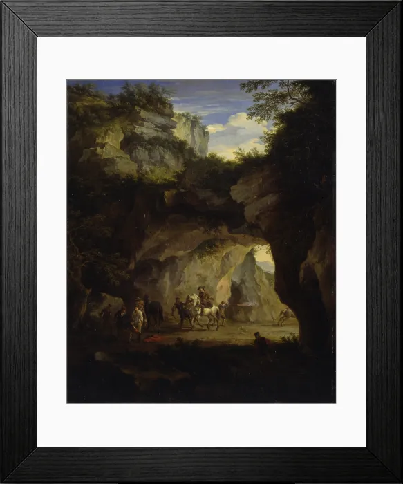 Framed Print : The Robbery, by Jacob de Heusch, second half of the 17th Century, oil on canvas, 62 x 73 cm - Italy, Lombardy, Milan, Castello Sforzesco, Civic Collections of Ancient Art Framed Print : The Robbery, by Jacob de Heusch, second half of the 17th Century, oil on canvas, 62 x 73 cm - Italy, Lombardy, Milan, Castello Sforzesco, Civic Collections of Ancient Art