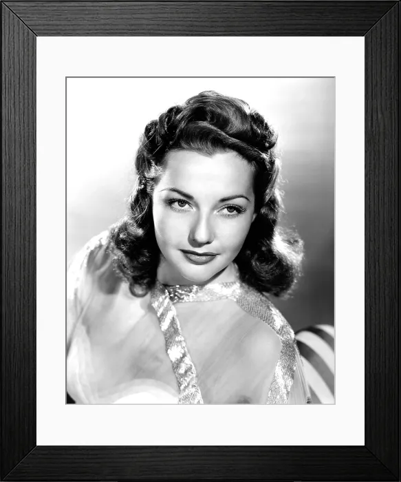 Framed Print : SUN VALLEY SERENADE, Lynn Bari, 1941. TM and Copyright 20th Century-Fox Film Corp. All Rights Reserved Framed Print : SUN VALLEY SERENADE, Lynn Bari, 1941. TM and Copyright 20th Century-Fox Film Corp. All Rights Reserved