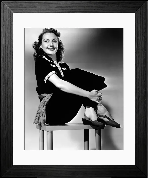 Framed Print : SUN VALLEY SERENADE, Lynn Bari, 1941. TM and Copyright 20th Century-Fox Film Corp. All Rights Reserved Framed Print : SUN VALLEY SERENADE, Lynn Bari, 1941. TM and Copyright 20th Century-Fox Film Corp. All Rights Reserved