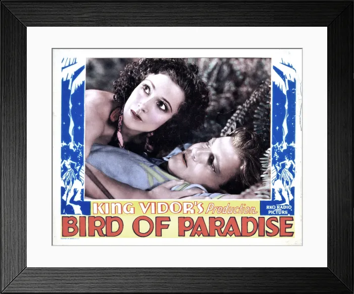 Framed Print : BIRD OF PARADISE, from left, Dolores Del Rio, Joel McCrea, 1932
