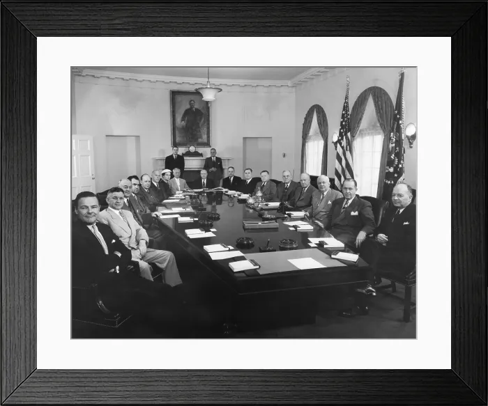 Framed Print : President Eisenhower's Cabinet, May 8, 1953 Framed Print : President Eisenhower's Cabinet, May 8, 1953
