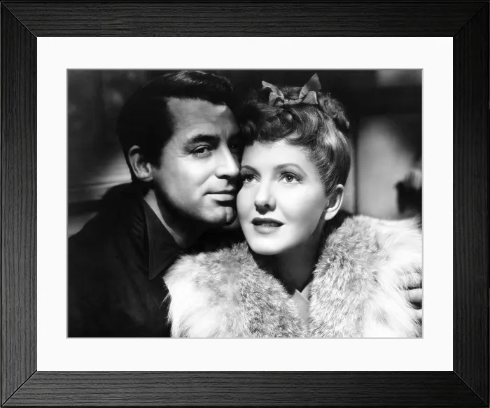 Framed Print : THE TALK OF THE TOWN, Cary Grant, Jean Arthur, 1942 Framed Print : THE TALK OF THE TOWN, Cary Grant, Jean Arthur, 1942