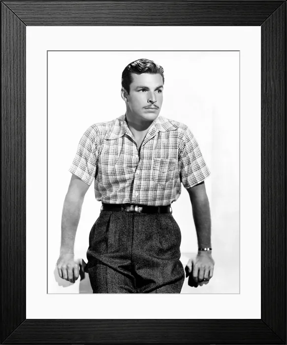 Framed Print : SWAMP FIRE, Buster Crabbe, 1946