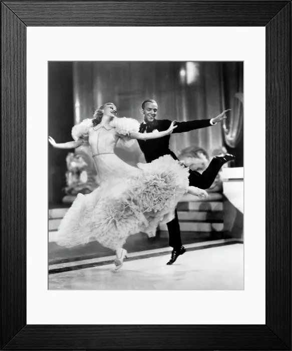 Framed Print : SWING TIME, Ginger Rogers, Fred Astaire, 1936