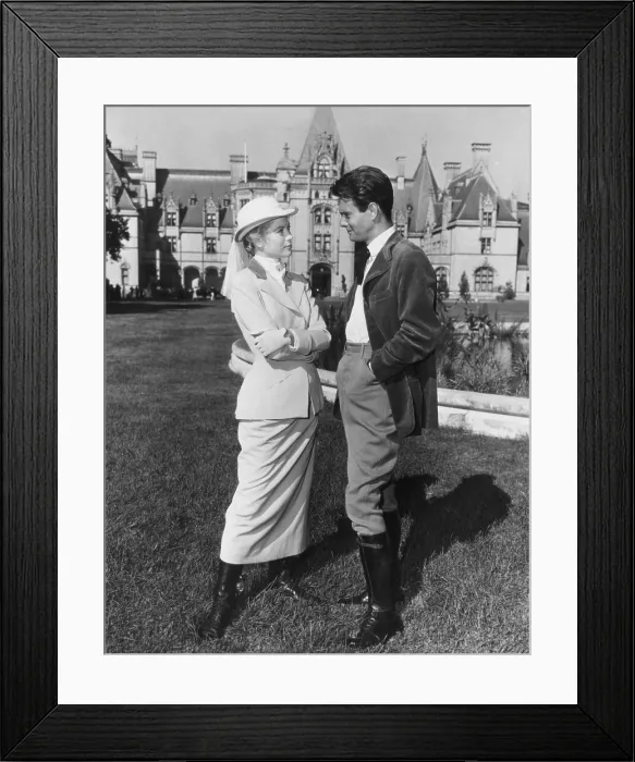 Framed Print : THE SWAN, from left: Grace Kelly, Louis Jourdan, 1956